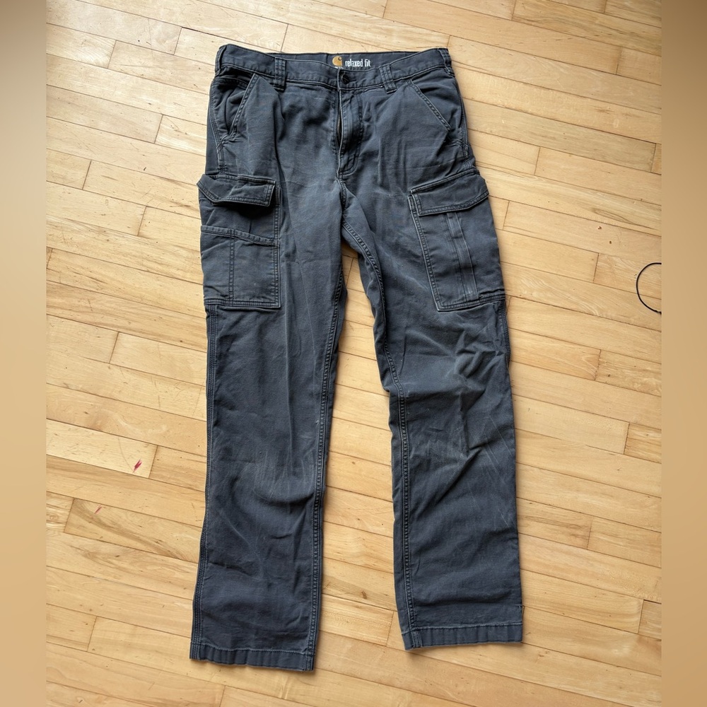 Carhartt Men's Dark Gray Cargo Pants